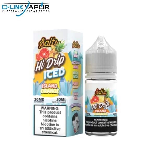 Tinh dầu salt nicotine Hi Drip - Island Orange Iced